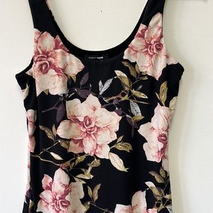 Fashion Nova Bodycon Floral Dress - S